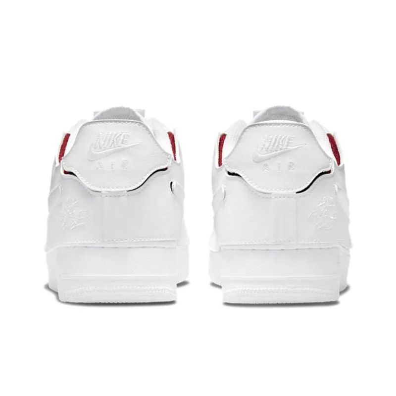 Nike Air Force 1/1 White Varsity Red-4