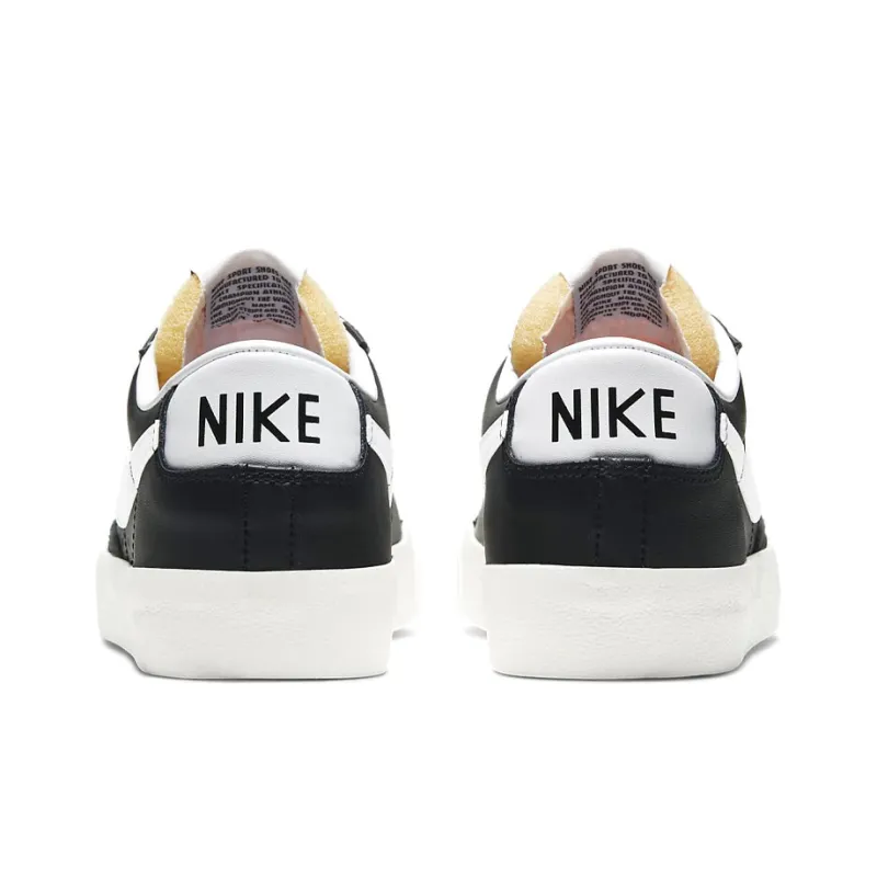 Nike Blazer Low 77 Black White-4