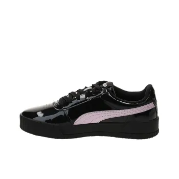PUMA Carina Wear-resistant And Lightweight Low-Top Skateboard Shoes Women's Black Pink