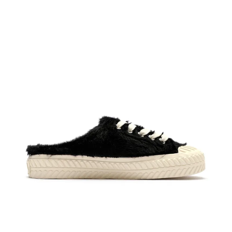 MLB Playball Mule Lightweight Low Top Skateboard Shoes Unisex Black-1