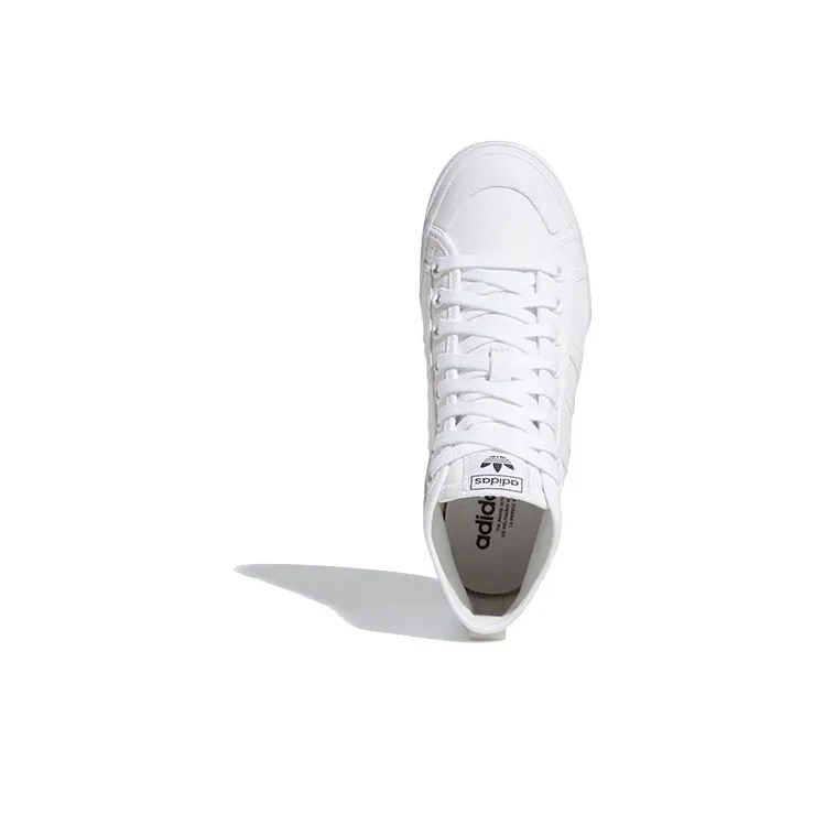Adidas Nizza Platform Mid Cloud White Women's-4