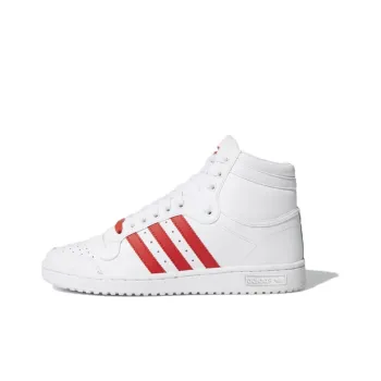 Adidas Originals Top Ten Hi Cloud White Lush Red