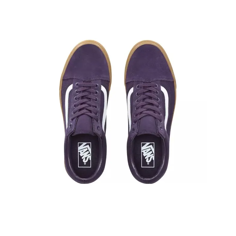 Vans Old Skool Thermal Lightweight Low Top Skateboard Shoes Unisex Purple-3