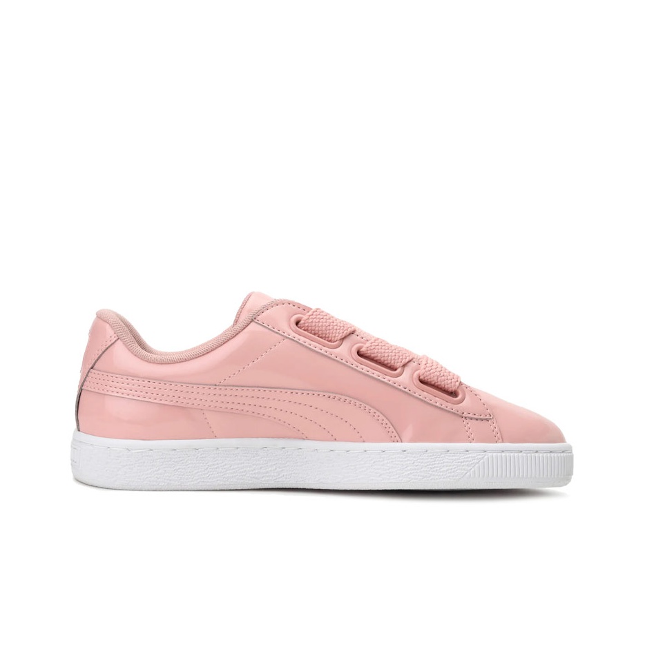 Puma basket heart peach beige hotsell