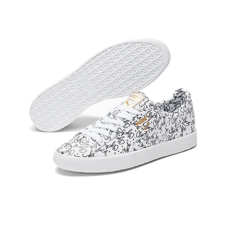 PUMA Clyde 'All Over Script Print'-4