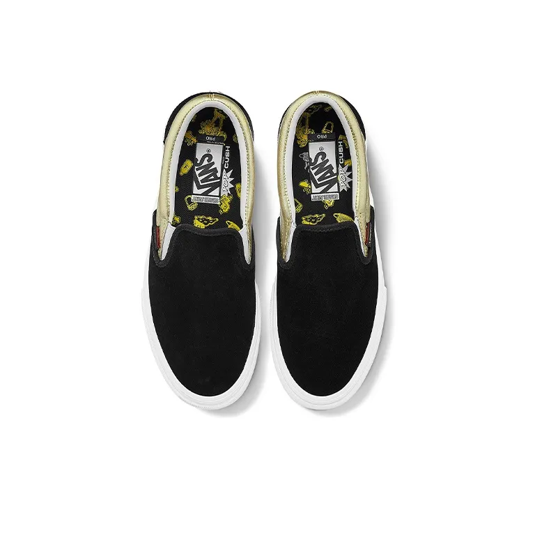 Vans Shake Junt X Slip On Pro 'Black Gold'-2