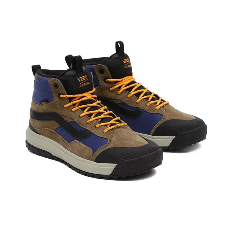 Vans UltraRange Collection Skateboard Shoes Women's High Top Brown/Purple-2