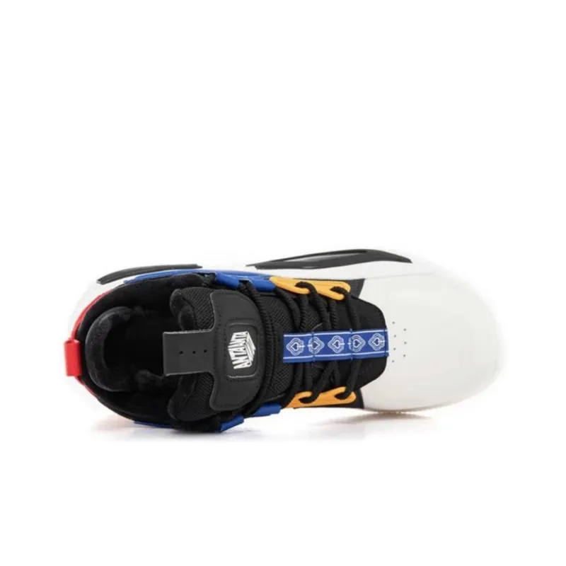Anta Thermal Slip Resistant Cushioning Abrasion Resistant Low Top Skateboard Shoes Men's-3