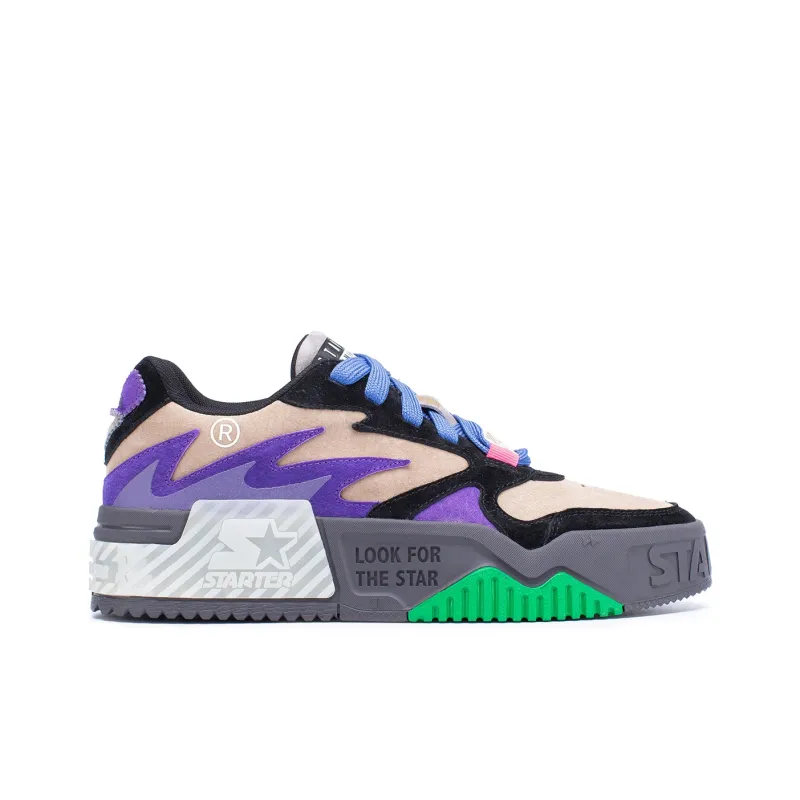 STARTER Height Increasing Low Top Skateboard Shoes Men's Blue Purple-1
