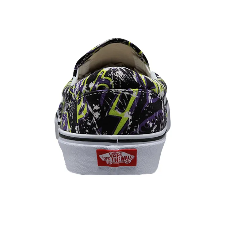 Vans Classic Slip On Multi Color 'Black Green Purple'-3