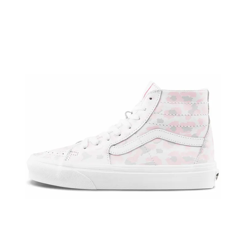 Vans Sk8 hI Tapered Shoes Pink/White Women's-0