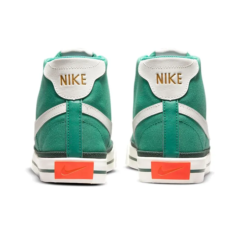 Nike Court Legacy Canvas Mid Green Noise-4