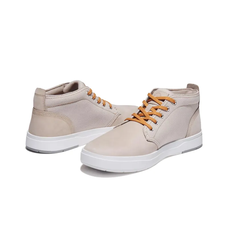 Timberland Davis Square Skateboard Shoes Men Low-Top Light Beige-3