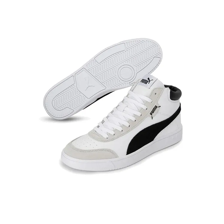 PUMA Court Legend Sl Collar 'Black White Grey'-4