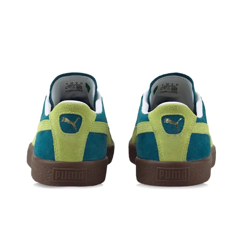 PUMA Unisex Suede Vtg Sneakers Blue/Green-4