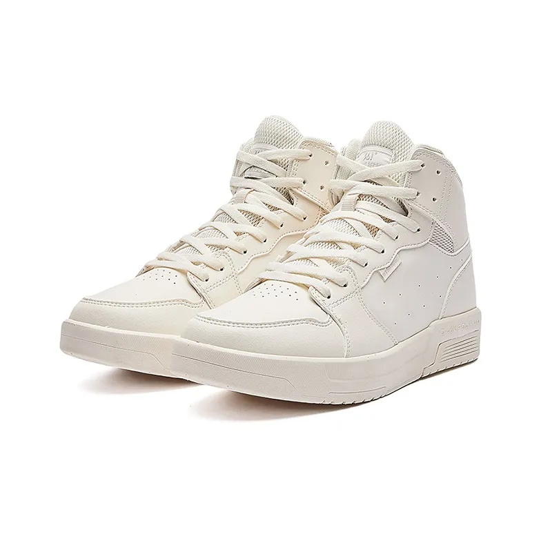 361° QU!KFOAM High Top Skateboard Shoes Women's Feather White-3