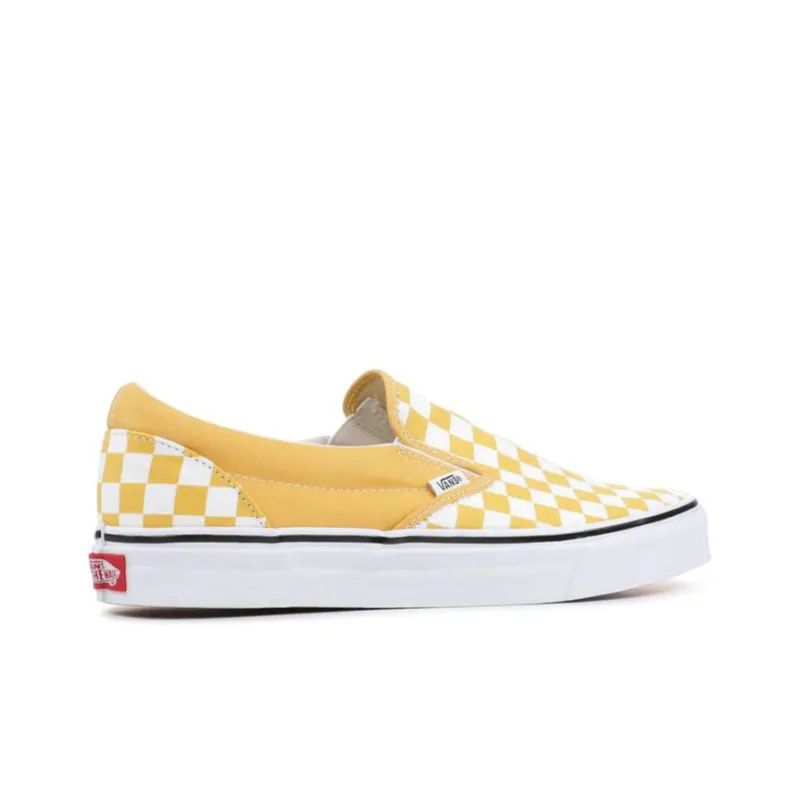 Vans Classic Slip On 'Ochre Checkerboard'-2