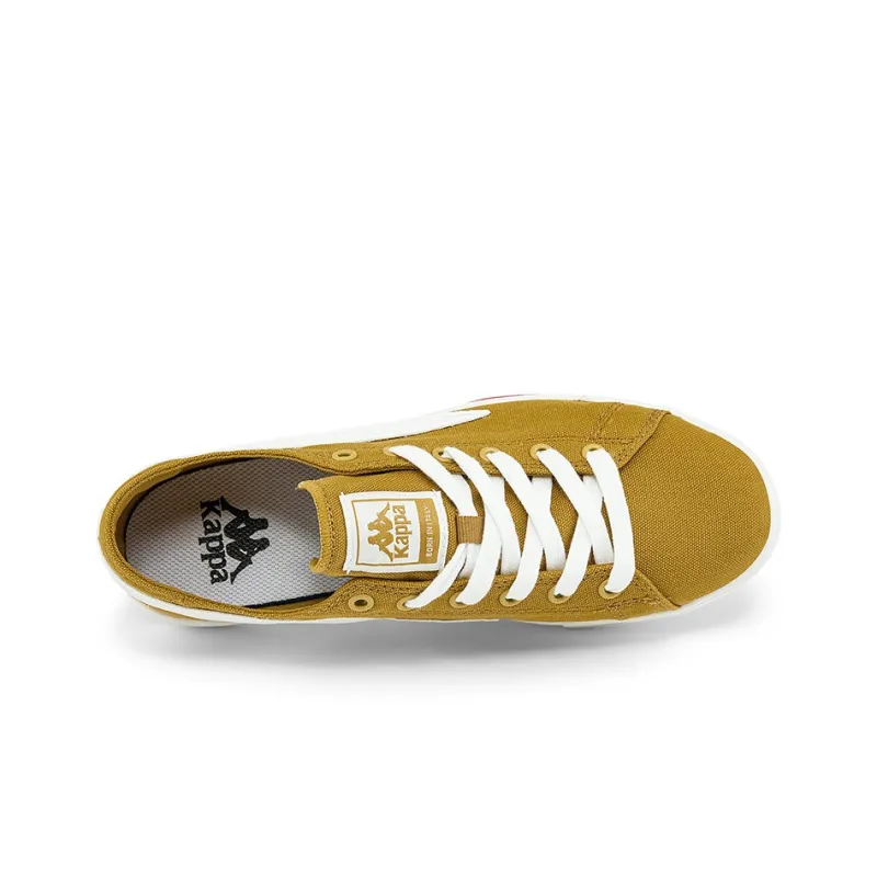 Kappa Lightweight Low-Top Skateboard Shoes Unisex Yellow White-2