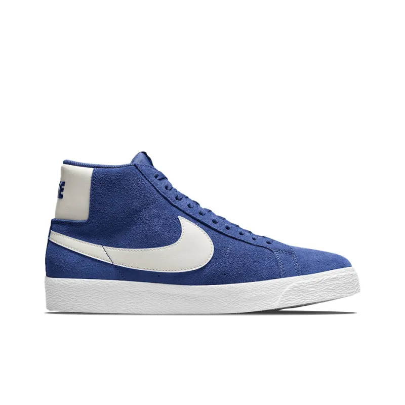 Nike Sb Blazer Mid Royal Blue White-1