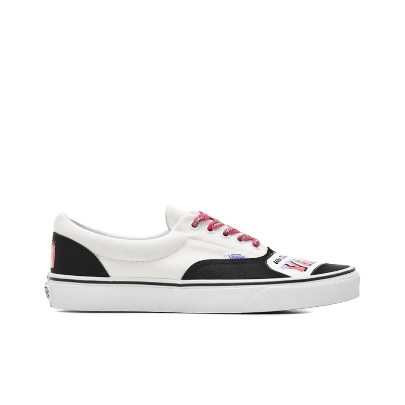 Vans Era Small Series Stylish Casual Skate Shoes Unisex Black White-1