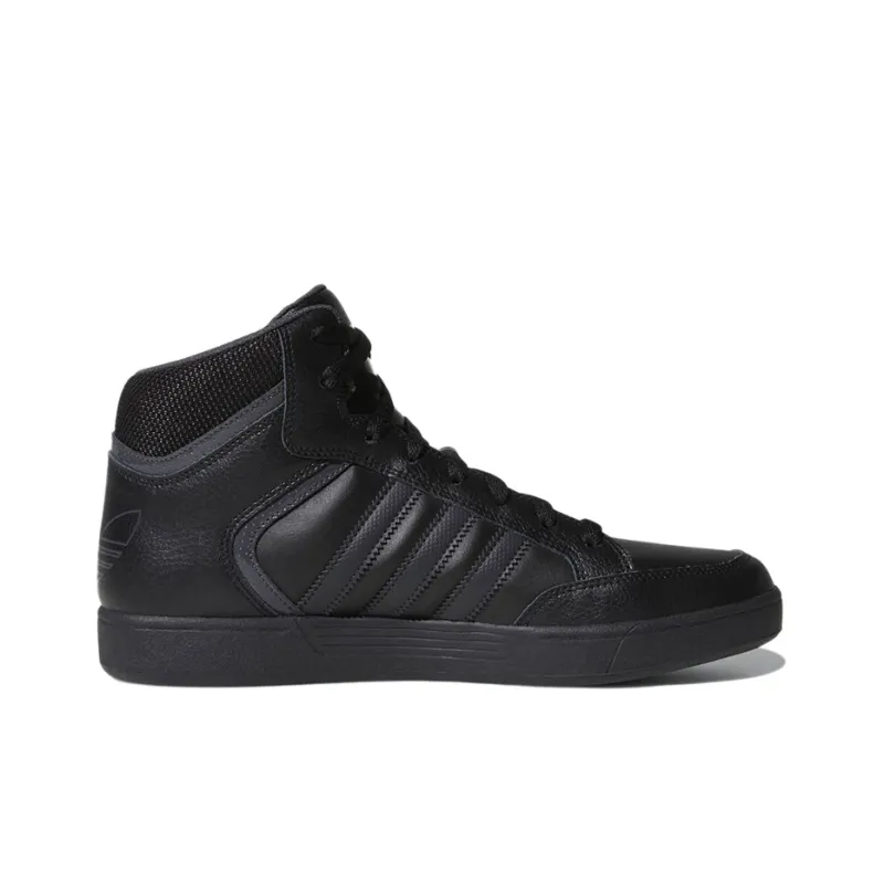 Adidas Originals Varial Mid Abrasion Resistant Mid Top Skateboard Shoes Men's Black-1