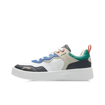 LiNing The Beginning Of The Line Low Top Skateboard Shoes Men's White Black Green