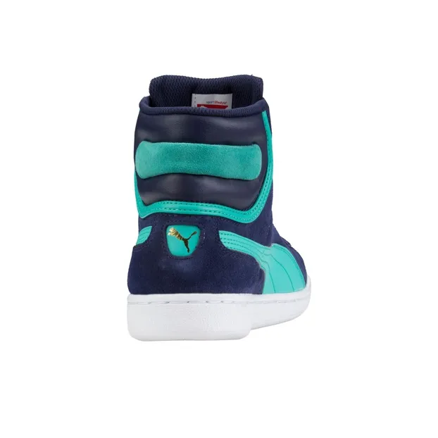 PUMA Vikky Mid 'Navy White' Women's-3