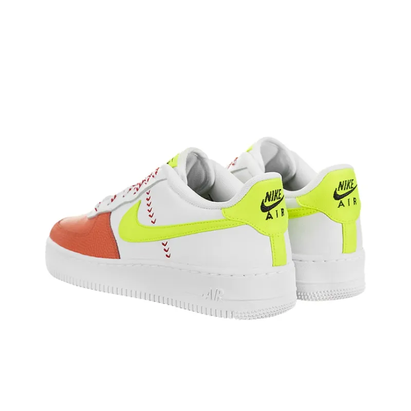 Nike Air Force 1 LV8 SPRB Slip Resistant Cushioning Wear Resistant Low Top Skateboard Shoes GS White Orange Green-3
