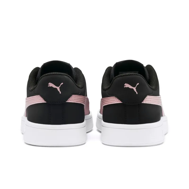 PUMA Smash V2 Buck Black/Pink Women's-3