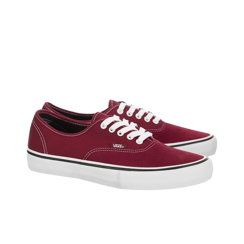Vans Authentic Pro Casual Skateboarding Shoes Unisex Red Wine-1