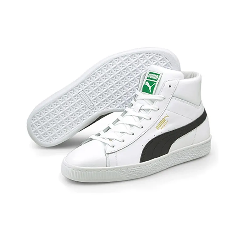 PUMA Basket Mid Xxi Sneakers Black/White-4