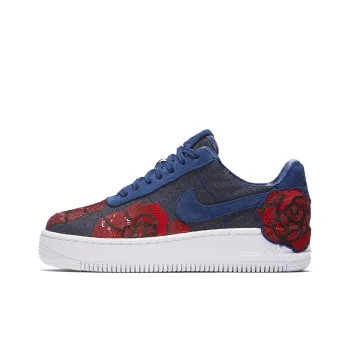 Nike Air Force 1 Upstep Low Denim Rose Blue Women's