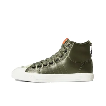 Adidas Originals Nizza Hi Rf Bomber Jacket Green