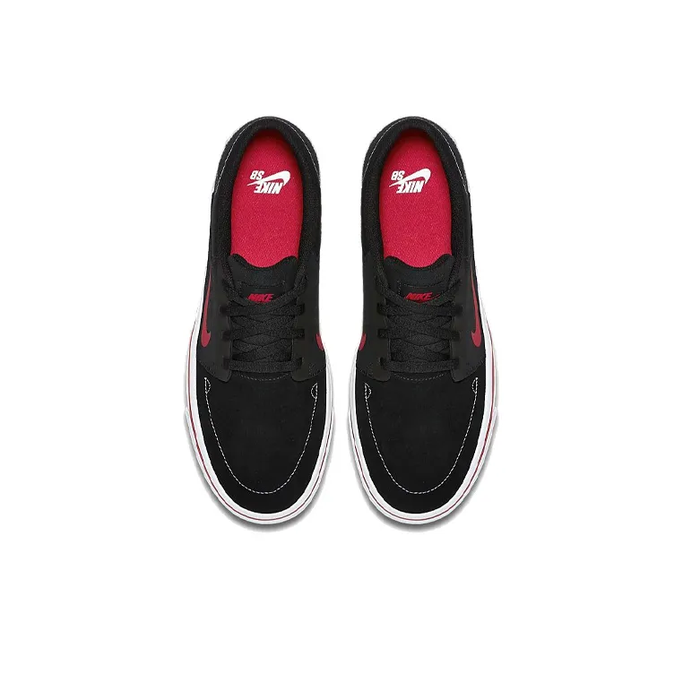 Nike Sb Portmore Black Gym Red White-3