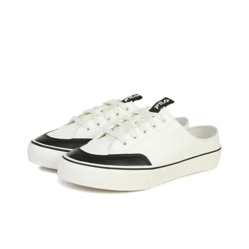 FILA Low Tops Skateboarding Shoes White Black Version 'White Black'-2