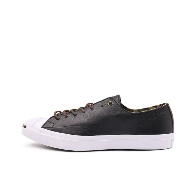 Converse Jack Purcell Classic Low Top Casual Skate Shoes Unisex Black-0