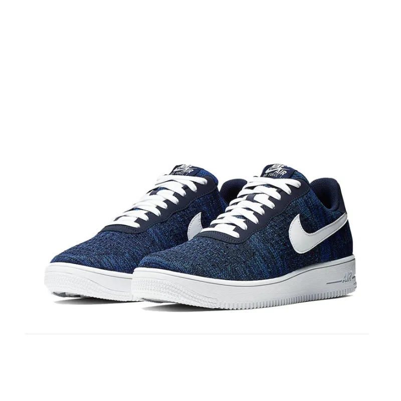 Nike Air Force 1 Flyknit 2 College Navy-2