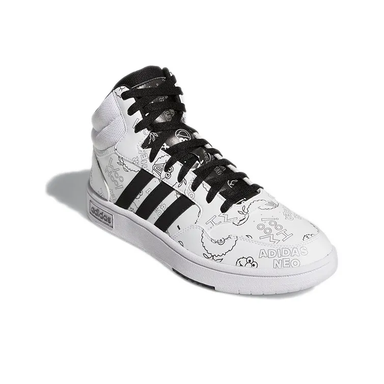 Adidas Neo Hoops 3.0 Mid 'White Black'-2