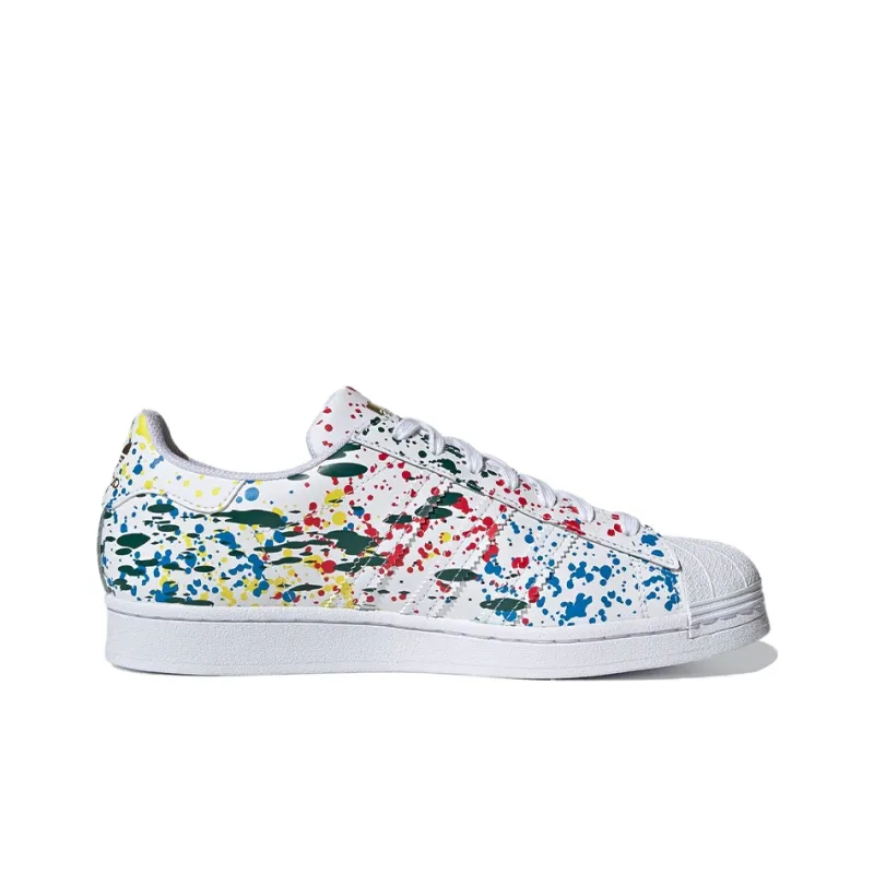 Adidas Superstar Splashes Splatter And Drips White-1