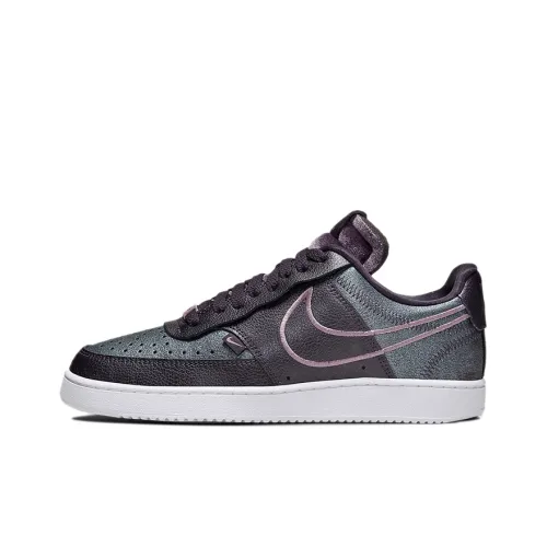 Nike Court Vision 1 Skateboard Shoes Women's Low-Top Black/Gray/Purple