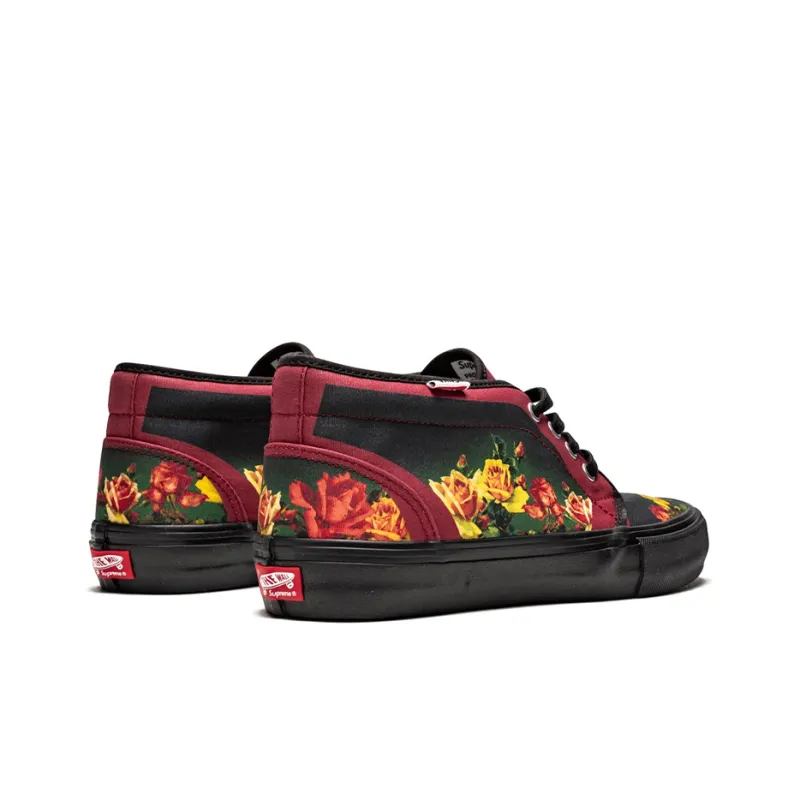 Vans Supreme X Jean Paul Gaultier X Chukka '95 Pro Burgundy 'Red Black'-3