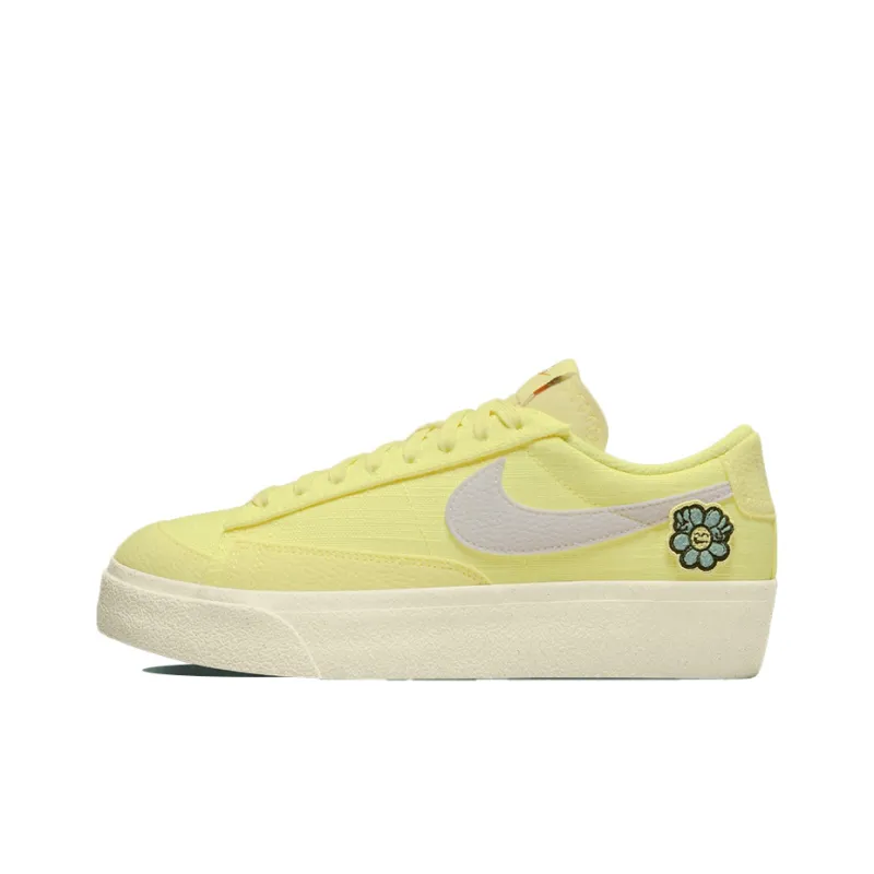 Nike Blazer Low Platform Se Next Nature Air Sprung Citron Tint Women's-0