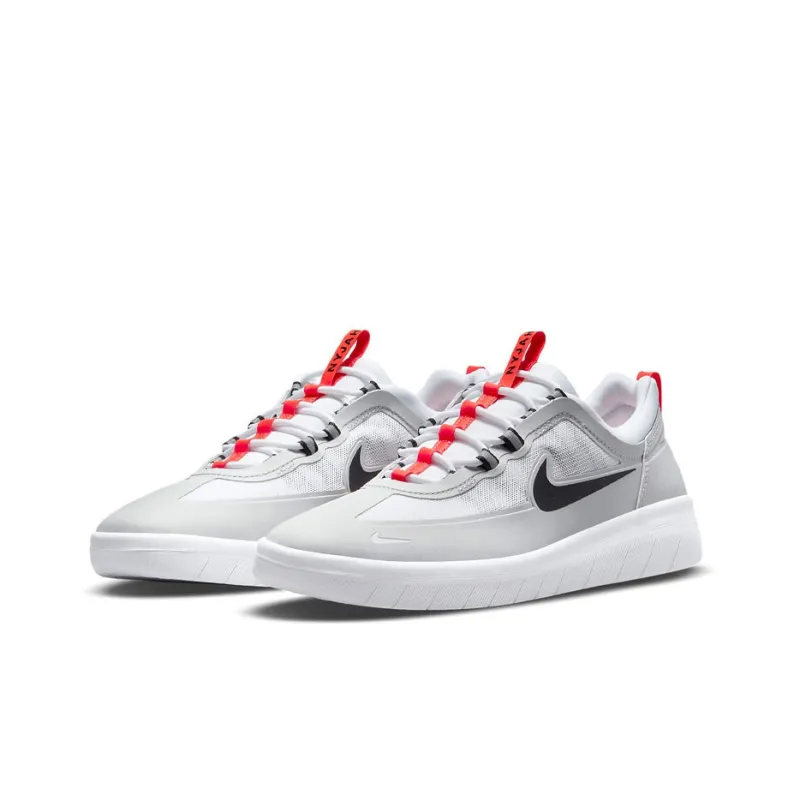 Nike Sb Nyjah Free 2 Neutral Grey Bright Crimson-2