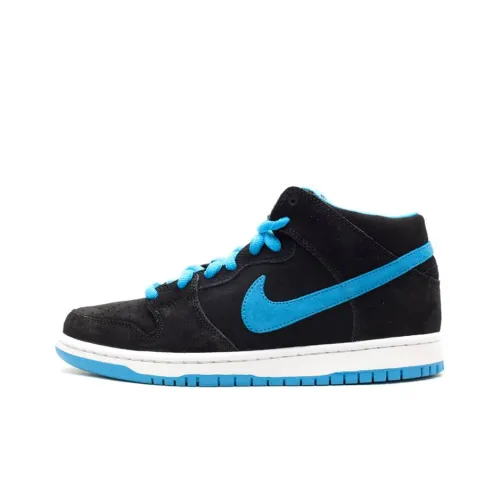 Nike Dunk SB Skateboard Shoes Men Mid-Top Black/Blue