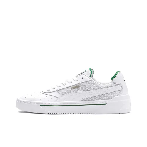 PUMA Cali Series Skateboard Shoes Unisex Low-Top White/Green