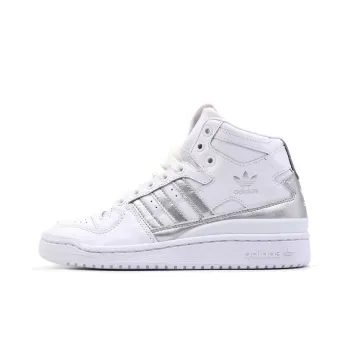 Adidas Forum Mid Refined White Metallic Silver