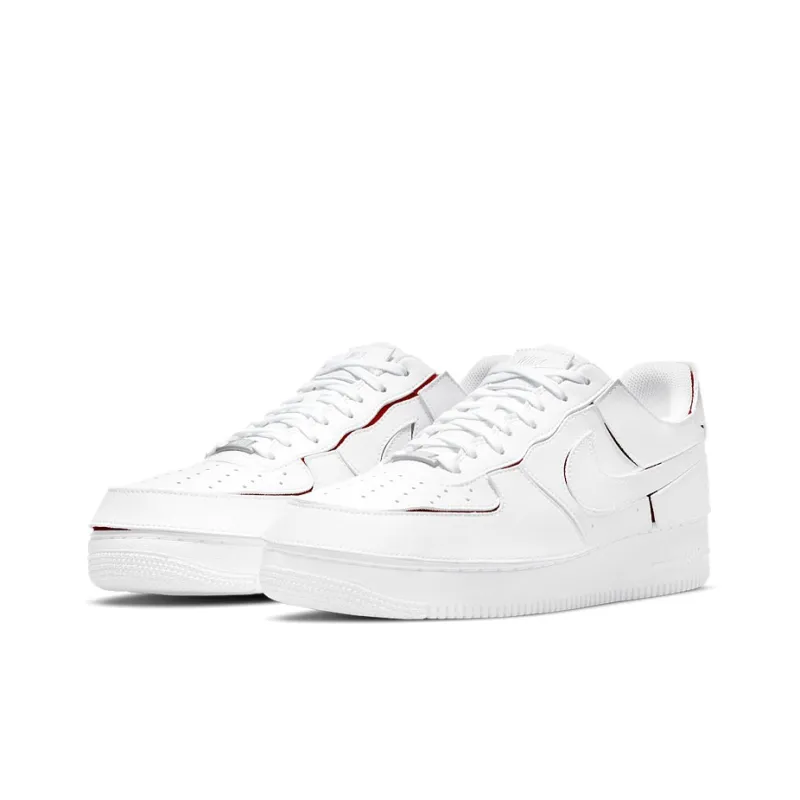 Nike Air Force 1/1 White Varsity Red-2