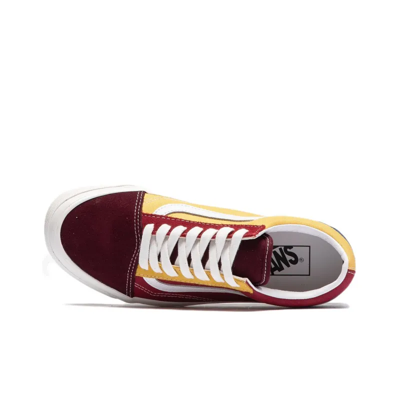 Vans Old Skool Casual Fashion Skate Shoes Unisex Red-2