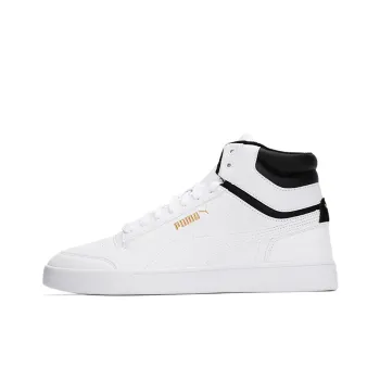 PUMA Shuffle Mid Wtr 'White Black Team Gold'