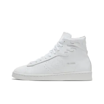 Converse Pro Leather High White Flames